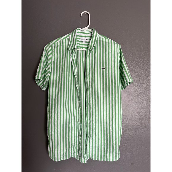 Lacoste MENs Short Sleeve Shirt (Size: Small, Regular Fit) - Picture 1 of 3